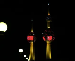 Kuveyt Kuleleri’ne Türk bayrağı