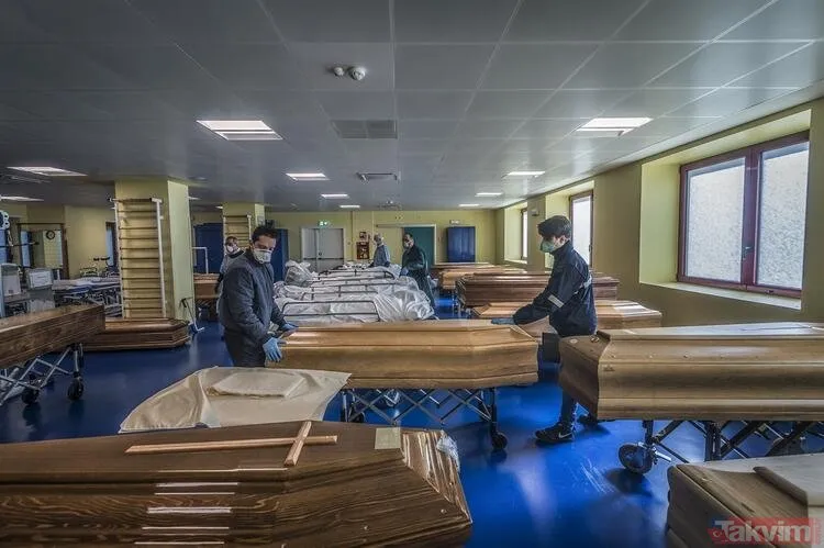 İtalya'da korona salgınından en çok darbe alan Bergamo'daki hastane ilk kez görüntülendi