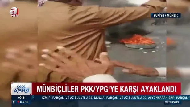 Münbiçliler PKK/YPG’ye karşı ayaklandı