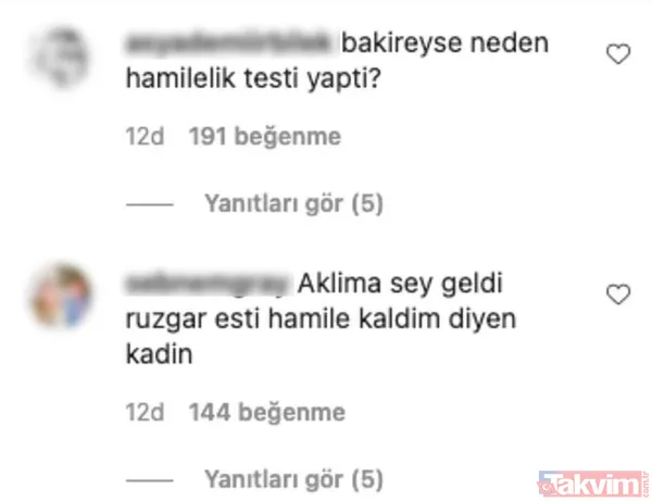Bahar Candan'ın koltuk altlarını gören yüz buruşturuyor 'bu ne hal Bahar!' 'Bakireyim ama hamileyim' açıklaması olan Candan... - 8