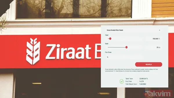 Ziraat Bankası'ndan 70 ay vadeli kredi; Aylık 4.572 TL taksitle 700.000 TL - 1