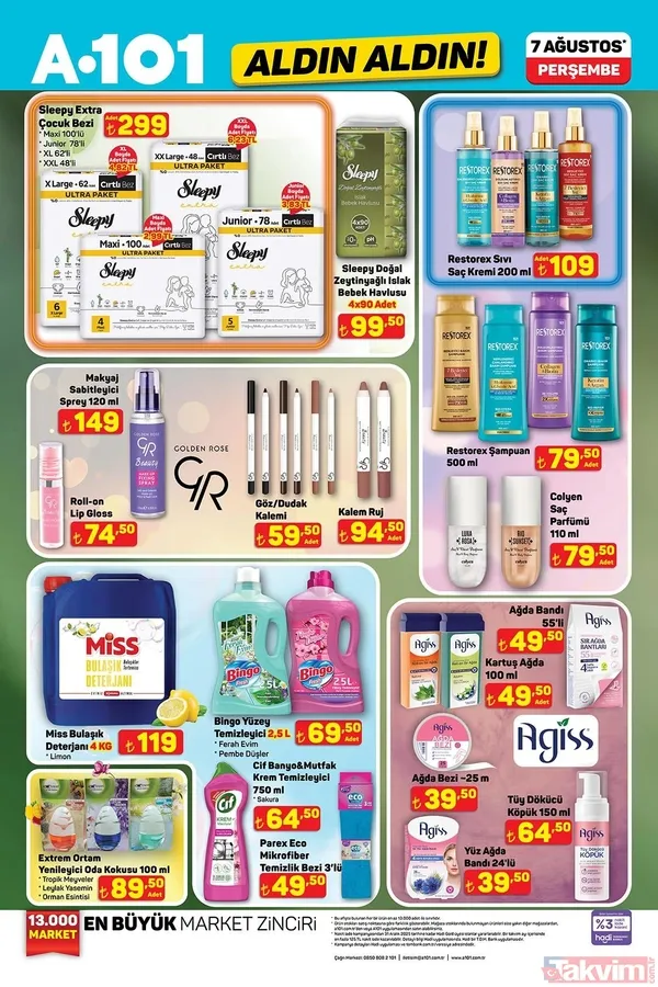 A101 7 Ağustos Perşembe kataloğu açıklandı! Bu hafta neler var? İşte tam ürün listesi ve fiyatlar - 10