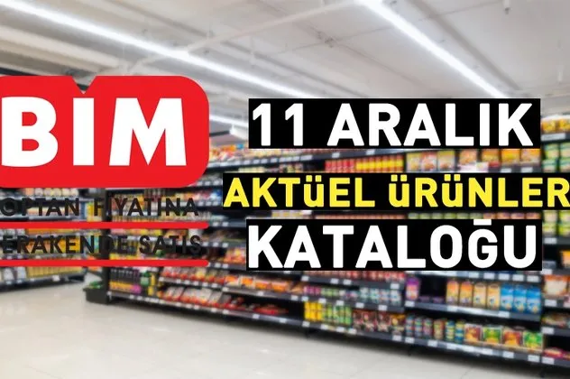 BİM katalog! BİM 11 Aralık Salı aktüel ürünler kataloğu fiyat listesi
