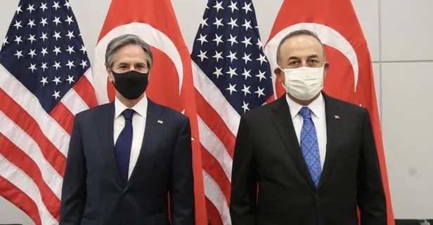 SON DAKİKA: Dışişleri Bakanı Mevlüt Çavuşoğlu ABD’li mevkidaşı Anthony Blinken ile Brüksel’de bir araya geldi