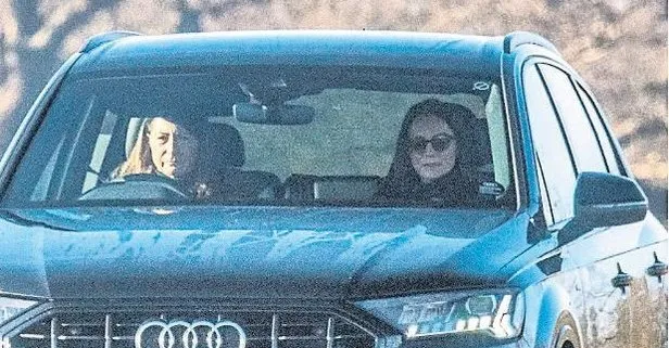 Kate Middleton ay sonra ilk kez bir araç içinde görüntülendi...