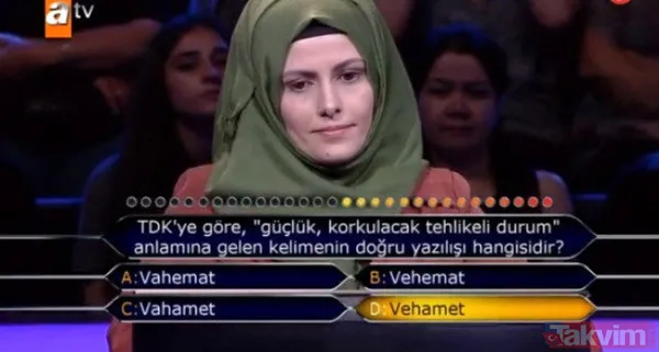 SEYİRCİYE GÜVENDİ OLANLAR OLDU Yarışmacı, bir soruda kararsız kalarak seyirci joker hakkını kullanmak istedi ama hiç beklemediği bir sonuç ile karşılaştı.