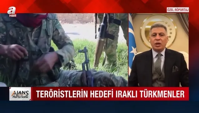 Irak Türkmen Cephesi Başkanı Erşat Salihi PKK'nın Kerkük'teki kirli planını A Haber'de deşifre etti!