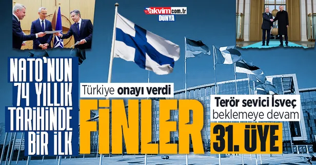 Finlandiya resmen NATO üyesi! İsveç bekleyecek