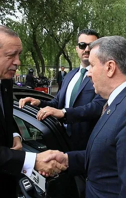 Erdoğan'dan BBP'ye ziyaret