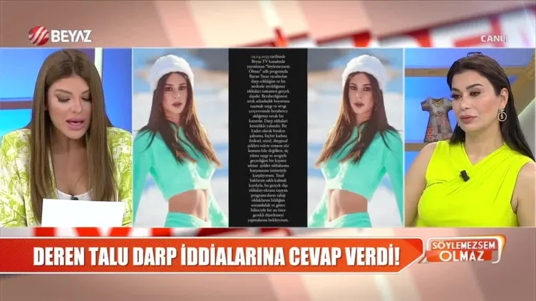 Deren Talu'dan darp iddialarına yanıt!