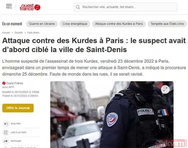 Fransa basını PKK'nın sözcülüğüne soyundu! Paris yangın yeriyken skandal manşetler - 6