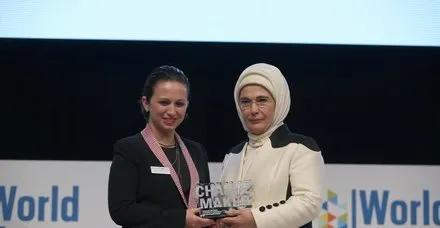 Emine Erdoğan’a "Changemaker" ödülü