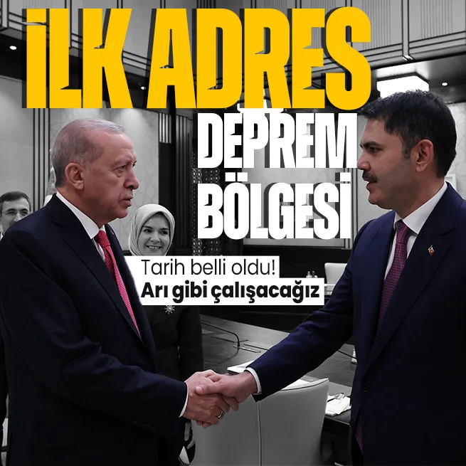 Çevre, Şehircilik ve İklim Değişikliği Bakanı Murat Kurum deprem bölgesini ziyaret edecek: Hiçbir vatandaşımız mağdur olmayacak