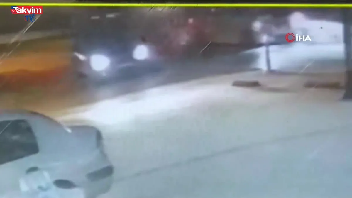 Tokat'ta zincirleme kaza kamerada: 2 yaralı