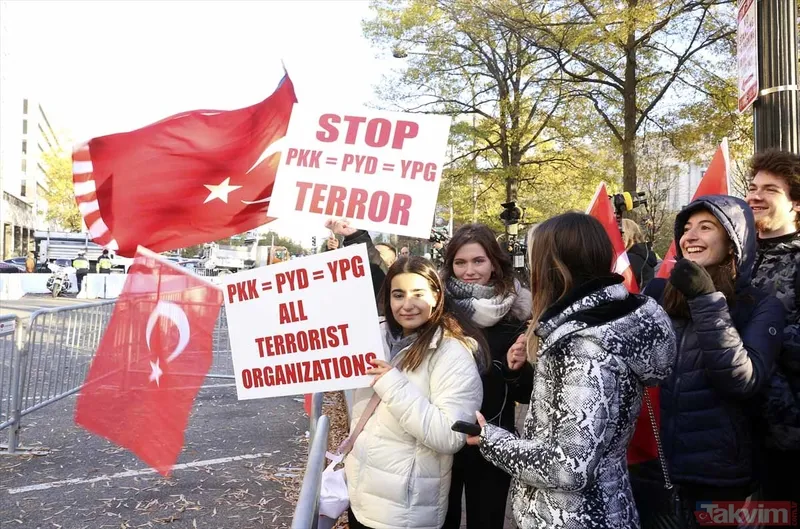 Başkan Erdoğan'a Washington'da coşkulu karşılama