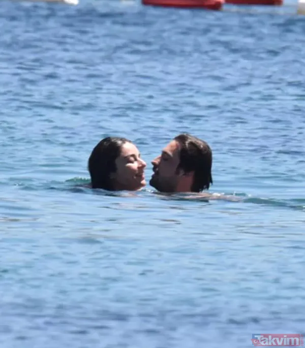 Ayça Ayşin Turan'dan Önce Denizden Çıkan Alp Navruz Sevgilisini Yüzerken İzledi.