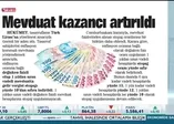 Mevduat kazancı artırıldı
