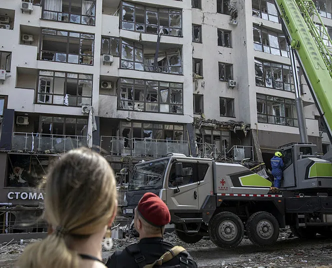 Rusya Kiev’i vurdu: 1 ölü, 5 yaralı