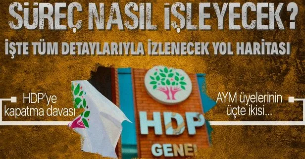 HDP’nin kapatılmasına ilişkin süreç nasıl işleyecek? Hangi adımlar izlenecek? İşte tüm detaylar...