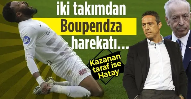 Fenerbahçe ile Galatasaray vazgeçmiyor: Boupendza ve Hatayspor’la masaya oturacaklar