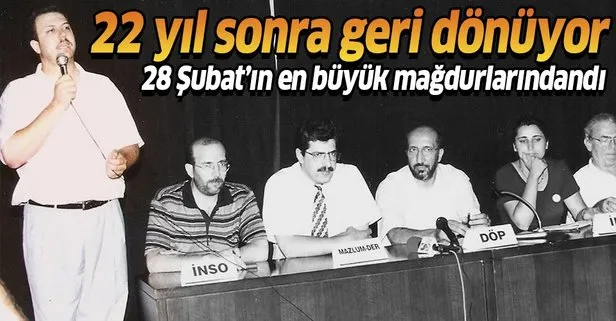 28 Şubat mağduru gazeteci Türkiye'ye geri dönüyor