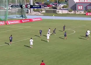 Erciyes 38 FK-Kahta 02 Spor maçında gol! Mehmet Tosun attı, skor 1-0 oldu
