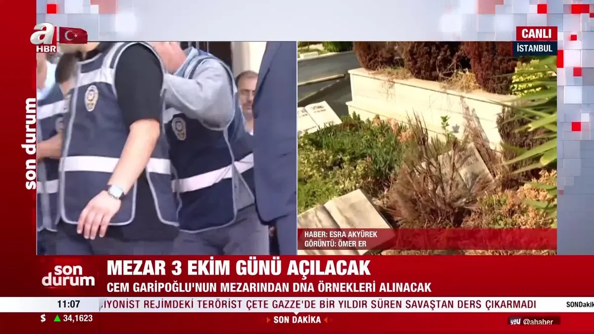 Cem Garipoğlu'nun mezarı 3 Ekim'de açılacak