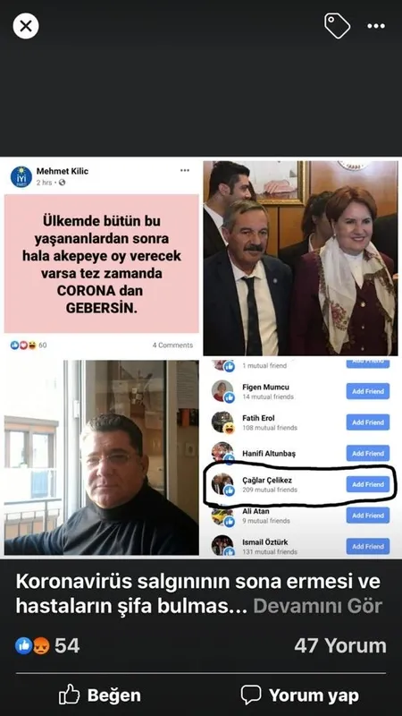 İYİ Partililerden skandal paylaşım! Bu kafa koronavirüsten daha tehlikeli-3