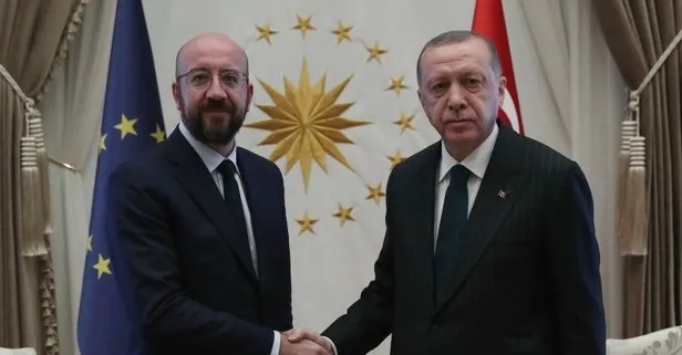 SON DAKİKA: Başkan Erdoğan AB Konseyi Başkanı Charles Michel’le görüştü: Türkiye ile göç yükünü kaldıramaz