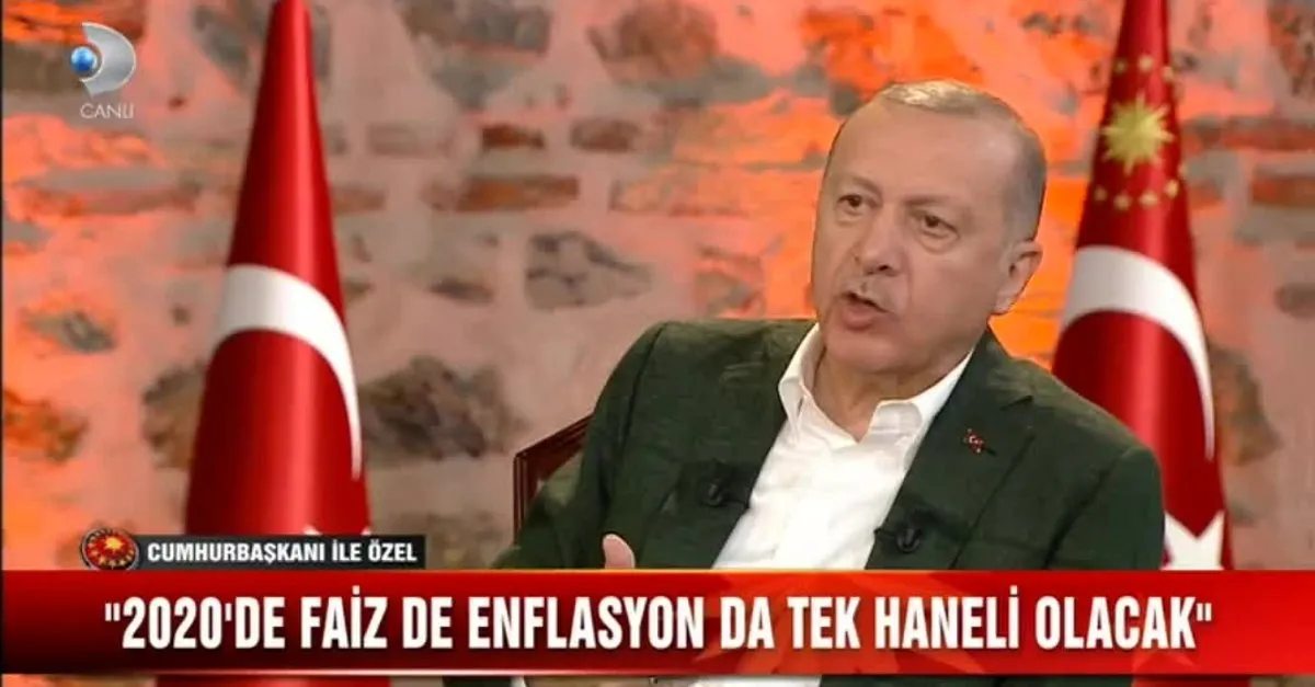 Başkan Erdoğan'dan faiz ve enflasyon müjdesi! Tek haneli olacak