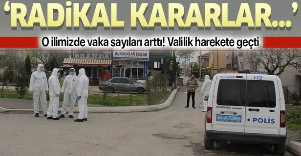Sakarya'da vakalar arttı! Vali harekete geçti