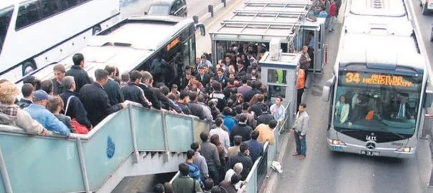 Metrobüste panik bombası