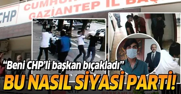 Gaziantep’te bıçaklı yumruklu kavgada yeni detaylar ortaya çıktı! Beni CHP Gençlik Kolları Başkanı Umut Can Kadaş bıçakladı