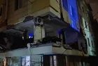 Ümraniye'de gece saatlerinde patlama! Evin duvarları yıkıldı