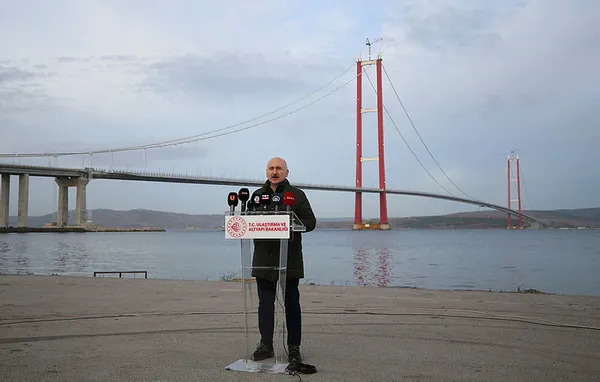 Son dakika: Ulaştırma ve Altyapı Bakanı Adil Karaismailoğlu'ndan 1915 Çanakkale Köprüsü açıklaması-3
