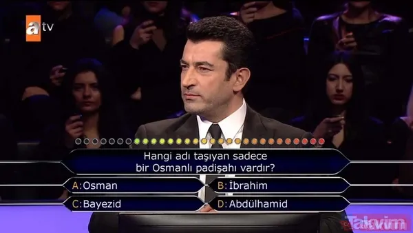 Birçok kişi araştırdı! Kim Milyoner Olmak İster'e damga vuran soru: Hangi adı taşıyan sadece bir Osmanlı padişahı vardır? - 6