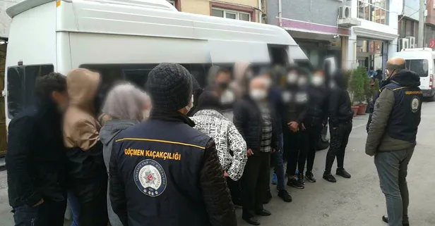 Eskişehir’de minibüste 28 kaçak göçmen yakalandı