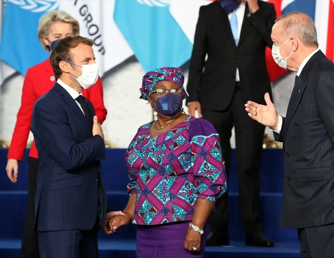 Başkan Erdoğan Macron’la görüştü