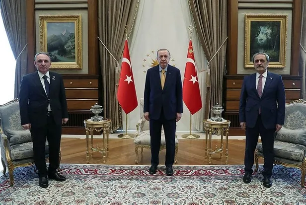 Son dakika: Başkan Erdoğan, Azerbaycan Cumhuriyeti Başsavcısı Aliyev'i kabul etti-1
