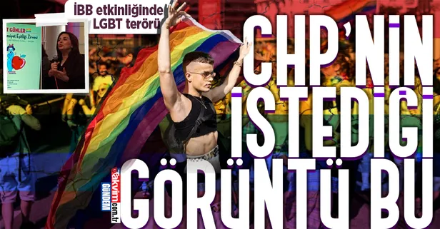 CHP'li Ekrem İmamoğlu'nun yönetimindeki İBB'nin desteklediği etkinlikte LGBT güzellemesi!