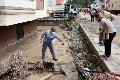 Kastamonu Bozkurt’ta sel felaketi sonrası arama kurtarma çalışmaları sürüyor