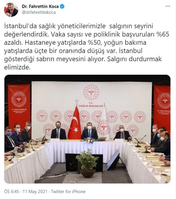saglik-bakani-fahrettin-kocadan-koronavirus-salginina-iliskin-aciklama-istanbul-gosterdigi-sabrin-meyvesini-aliyor-1620748421358.jpg Sağlık Bakanı Fahrettin Koca'dan koronavirüs salgınına ilişkin açıklama: İstanbul gösterdiği sabrın meyvesini alıyor-3