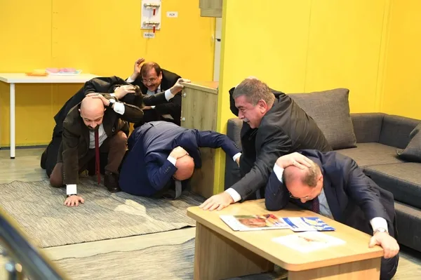 Başbakan Yardımcıları deprem tatbikatında-4
