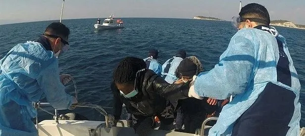 Balıkesir ve Çanakkale’de 82 göçmen kurtarıldı