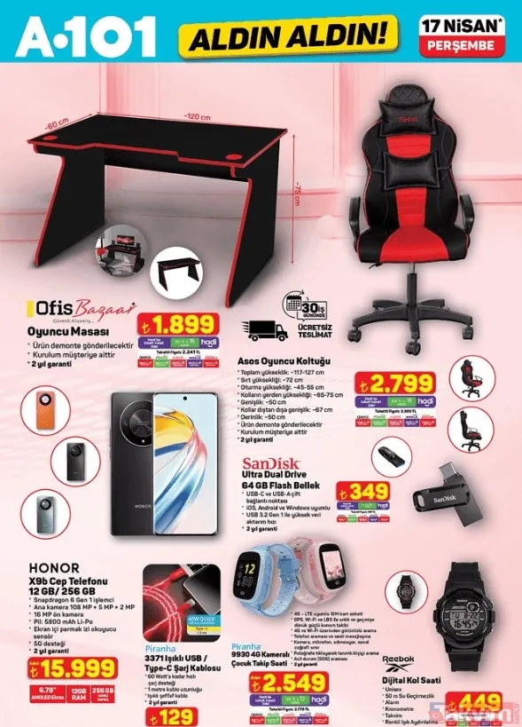 Şarjlı kahve & baharat öğütücü geliyor: A101 Market 17 Nisan aktüel kataloğu! - 28