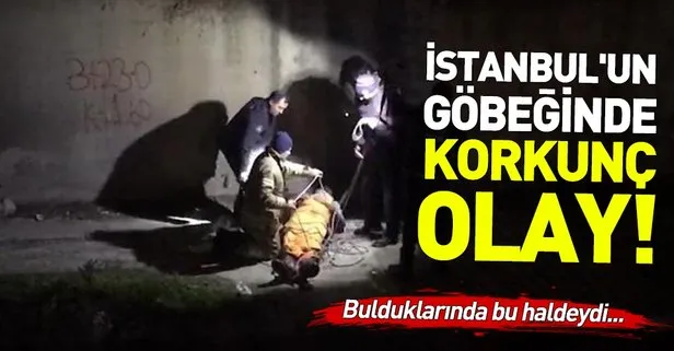 İstanbul’un göbeğinde korkunç olay! Parkta dövüp dereye attılar