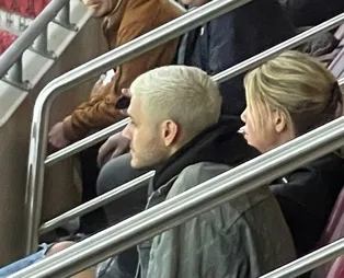 Galatasaray-Ofspor maçında dikkat çeken kare! Mauro Icardi ve Wanda Nara yine yan yana