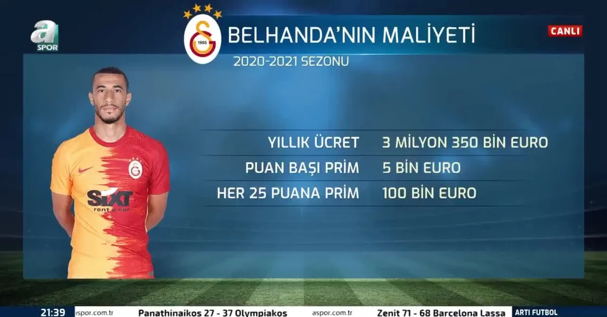 Serdar Sarıdağ'dan Galatasaraylı Younes Belhanda'ya sert sözler: "Aldığı parayı hak etmiyor"