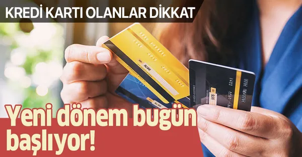 Kredi kartı olanlar dikkat! Yeni düzenleme Resmi Gazete'de yayımlandı!-1