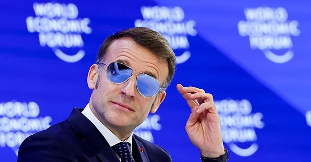 Macron’dan Davos’ta Trump’a gözlüklü rest: “Zorbalığa boyun eğmeyeceğiz”